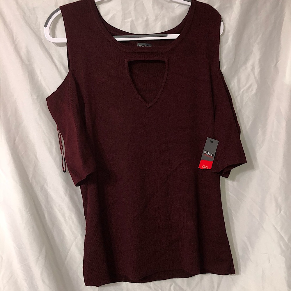 Cold shoulder blouse